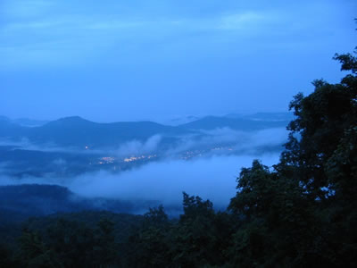 Evening on Black Rock Mountain.