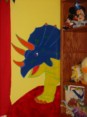 Triceratops closeup