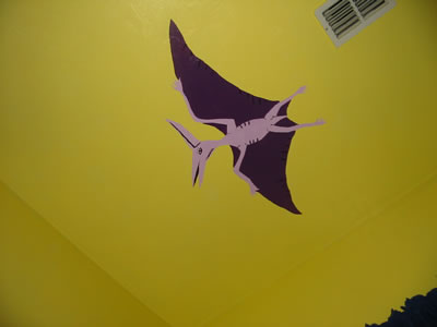 Pteradactyle over closet
