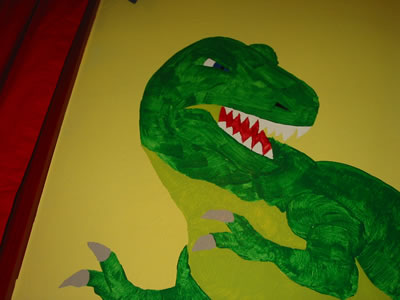 T-Rex closeup...
