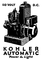 Kohler Model D, ca. 1922